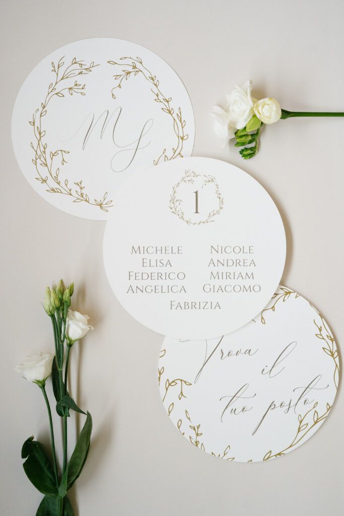 Tableau de Mariage Maddalena e Stefano, sui toni dell'oro e del bronzo