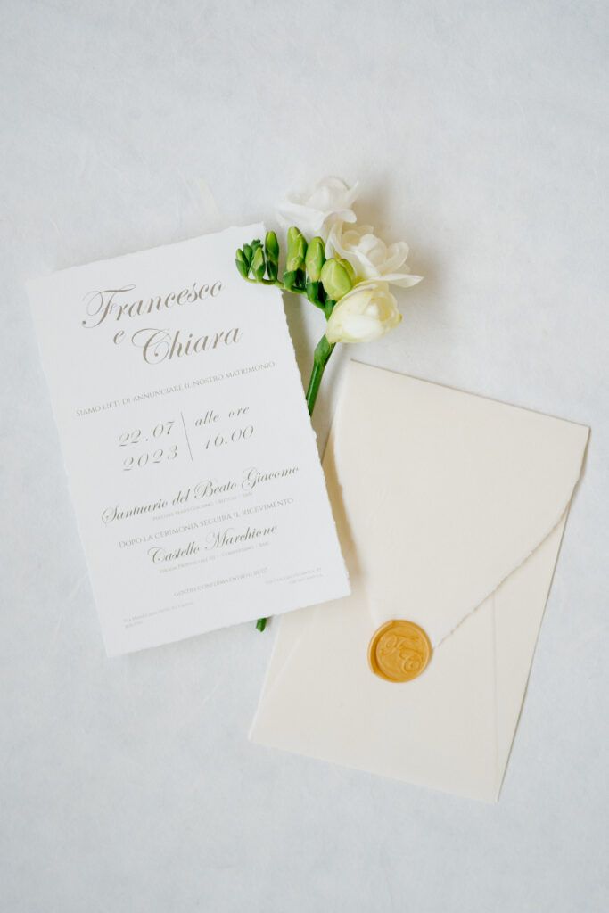 Partecipazione Matrimonio Verona Francesco e Chiara