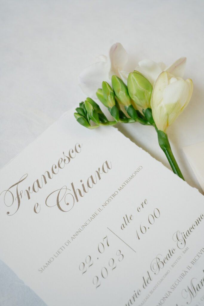 Partecipazione Matrimonio Verona Francesco e Chiara