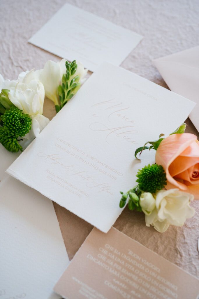 Partecipazione Matrimonio Verona Alice e Marco