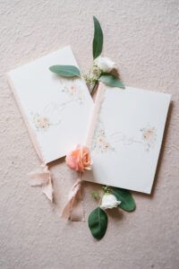 Partecipazione Matrimonio Verona Melania e Massimo, tema floreale