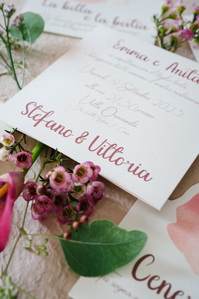 Partecipazioni Matrimonio Verona Stefano e Vittoria, tema Disney